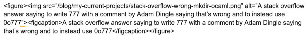 The previous figure written in Google Docs in HTML format